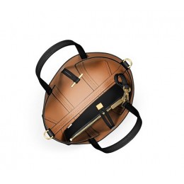 Tory Burch Block-T Small Tote Black