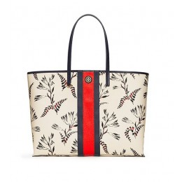 Tory Burch Kerrington Stripe Mini Square Tote Cape Floral