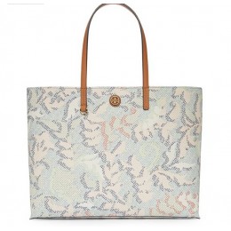 Tory Burch Kerrington Square Tote Dahlia Combo B
