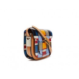 Tory Burch Crescent Printed Small Cross-Body Multi Web