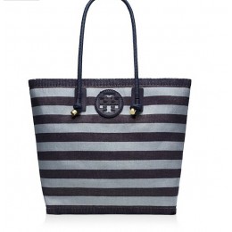 Tory Burch Oversized Stripe Tote Tory Navy Classic Awning Stripe Combo B