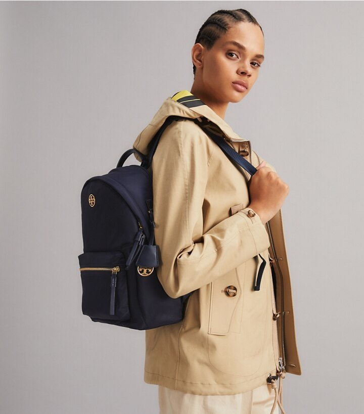 Piper Nylon Zip Backpack