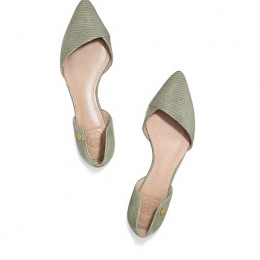 Tory Burch Viv Flat Belle Grey