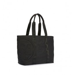 Tory Burch Penn Nylon Small Zip Tote Black