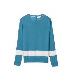 Tory Burch Iberia Cashmere Sweater Gulf Shore