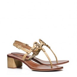 Tory Burch Mini Miller Sandal Trench Tan