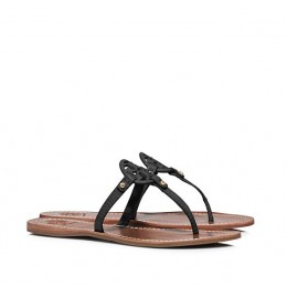 Tory Burch Mini Miller Flat Thong Sandal Black