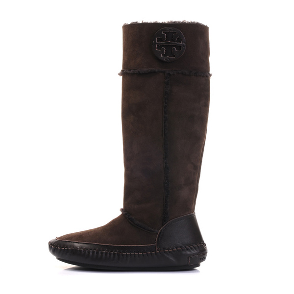 Tory Burch Moccasin Knee Flat Boot