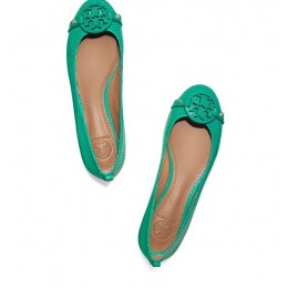 Tory Burch Mini Miller Flat Pond Green