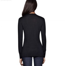 Tory Burch Simone Cardigan Black W Silver Buttons