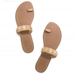 Tory Burch Val Flat Sandal Camellia Pink