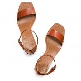 Tory Burch Lexington Sandal Rust Natural Blush