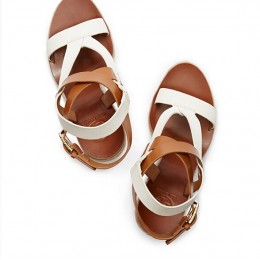 Tory Burch Marbella Sandal Royal Tan Ivory