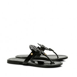 Tory Burch Miller Patent Sandal Black