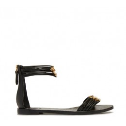 Tory Burch Mignon Rings Flat Sandal Black