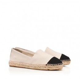 Tory Burch Color-Block Flat Espadrille Dulce De Leche Black Dulce De Leche