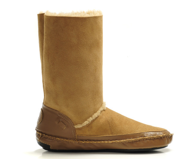 Tory Burch Boho Suede Shearling Buckle Boot