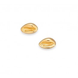 Tory Burch Mikah Stud Earring Shiny Brass