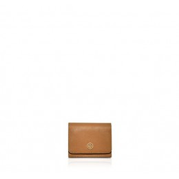 Tory Burch Robinson Multi-Gusset Card Case Tigers Eye