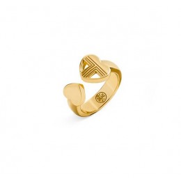 Tory Burch Adeline Fret Ring Shiny Gold