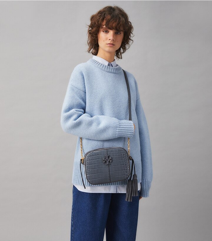 McGraw Embossed Camera Bag