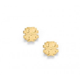 Tory Burch Large T-Logo Stud Earring Gold