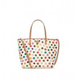 Tory Burch Kerrington Mini Square Tote Multi Dot