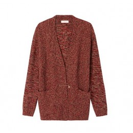 Tory Burch Mouline Cardigan Cerise Mouline A