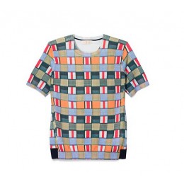 Tory Burch Printed Crewneck Sweater Multi Web