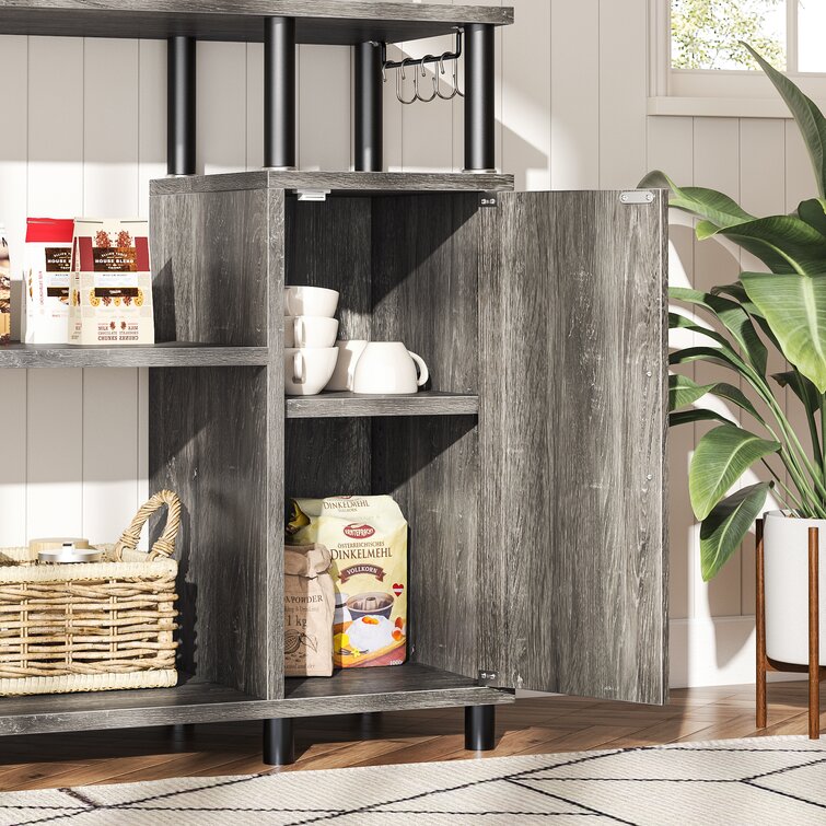 Auxvasse 35.4'' Standard Baker's Rack with Microwave Compatibility