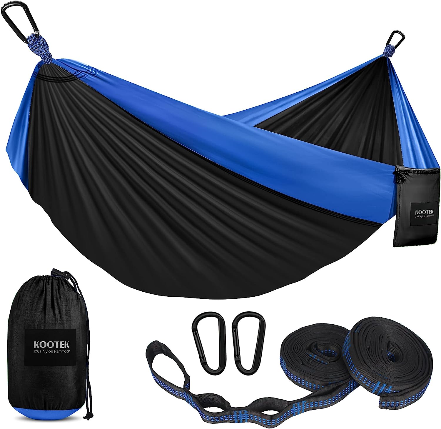 Kootek Camping Hammock Double & Single Portable Hammocks Camping Accessories for Outdoor, Indoor, Backpacking, Travel, Beach, Backyard, Patio, Hiking