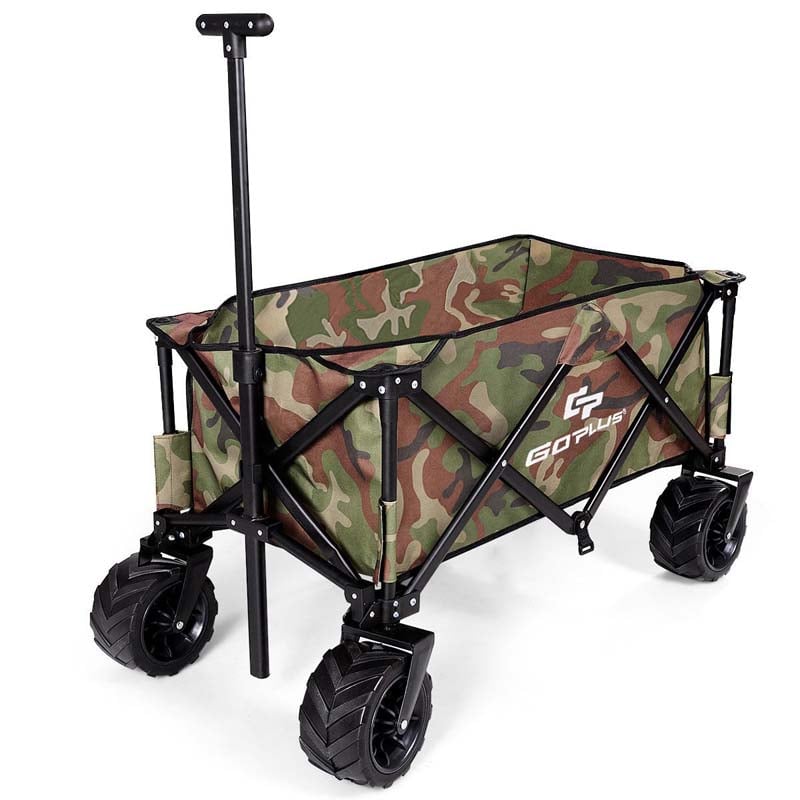 Collapsible Folding Wagon Cart Outdoor Garden Cart
