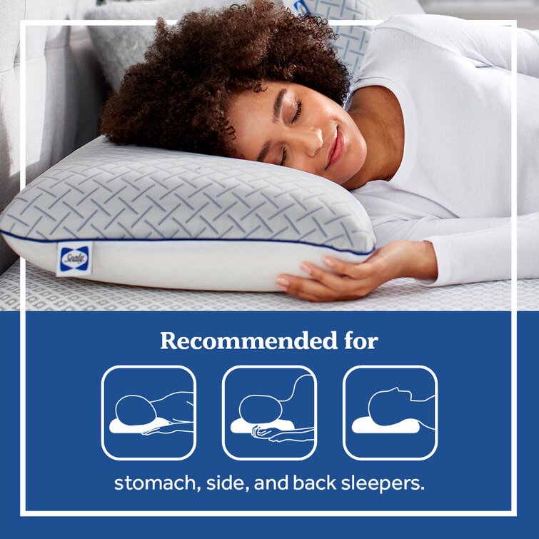 Sealy Essentials Cool Touch Memory Foam Pillows, 2 Pack