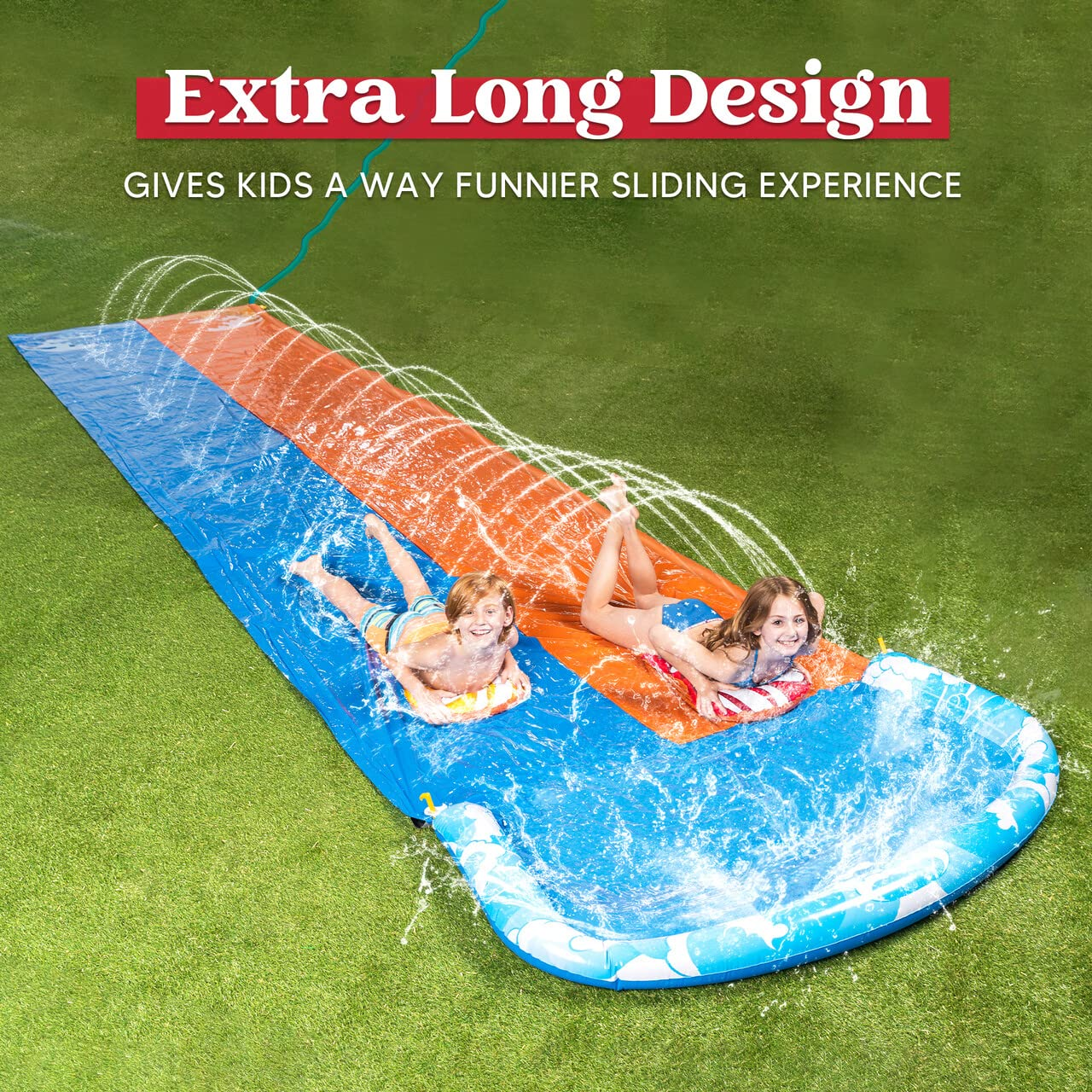 Clearance - Slip Slide Water Slide with 2 Bodyboards