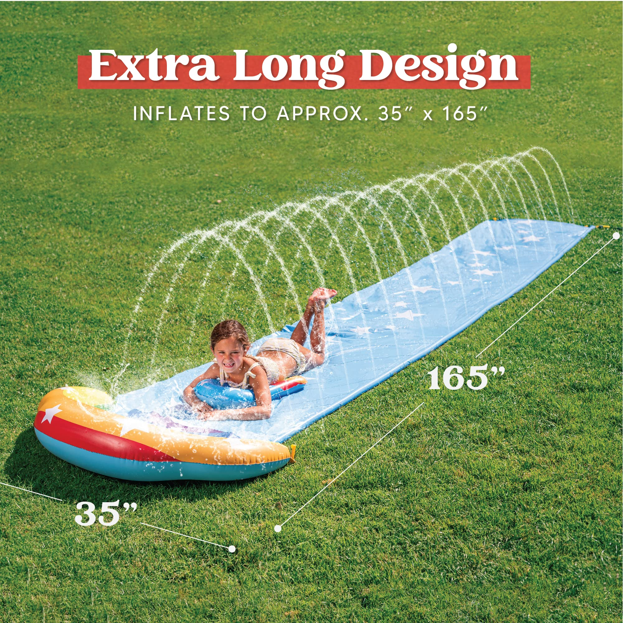 Clearance - Slip Water Slide with Bodyboard