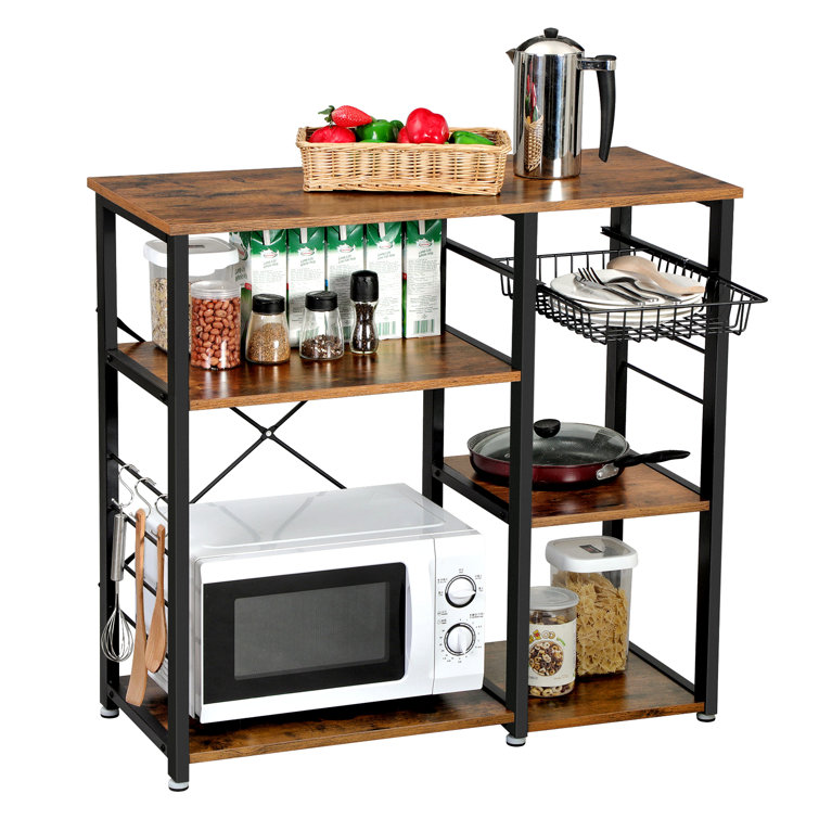 Milburn Wood Kitchen Cart