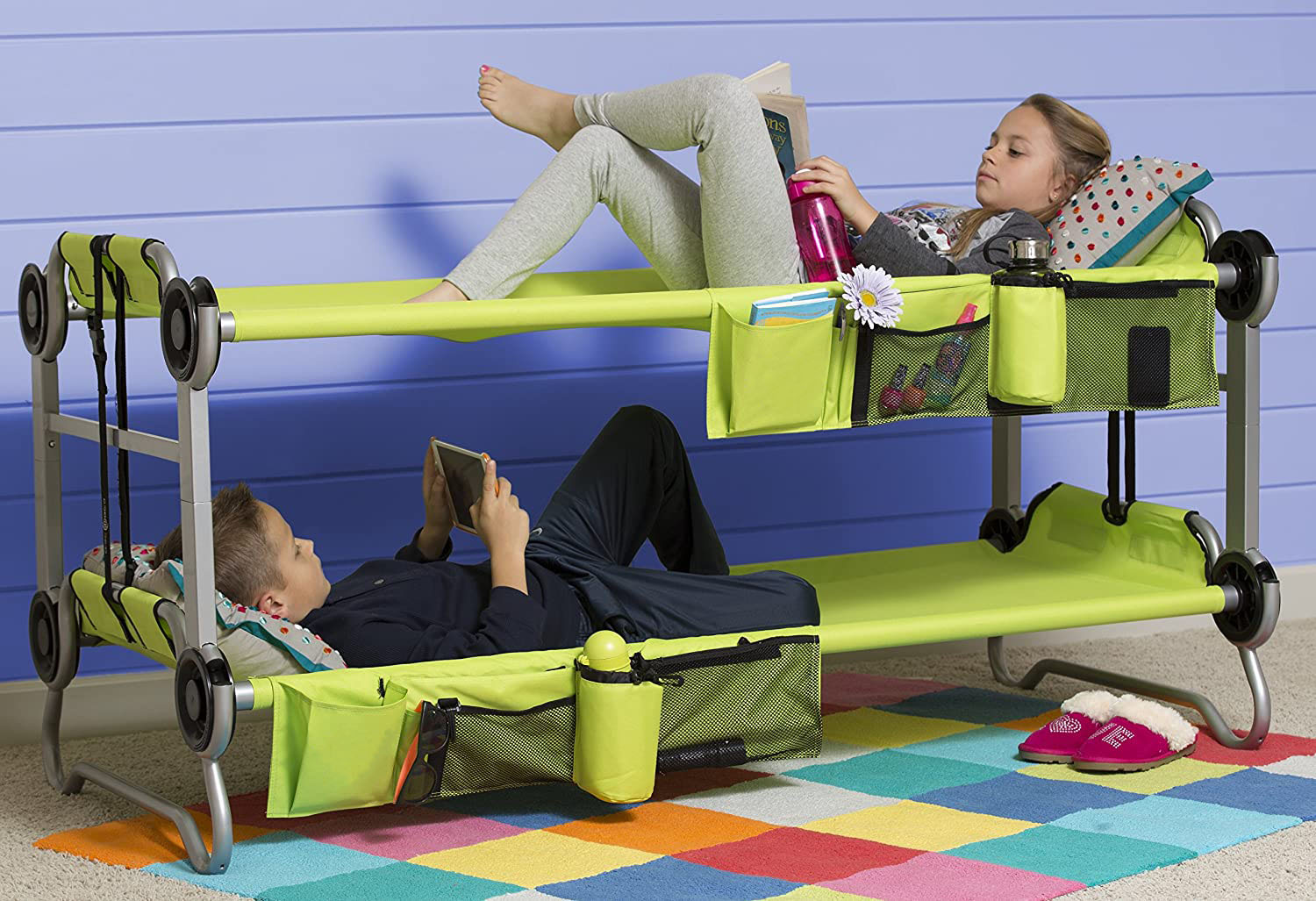 Versatile Children's Portable Mobile Camping Bunk || Sitting Bench