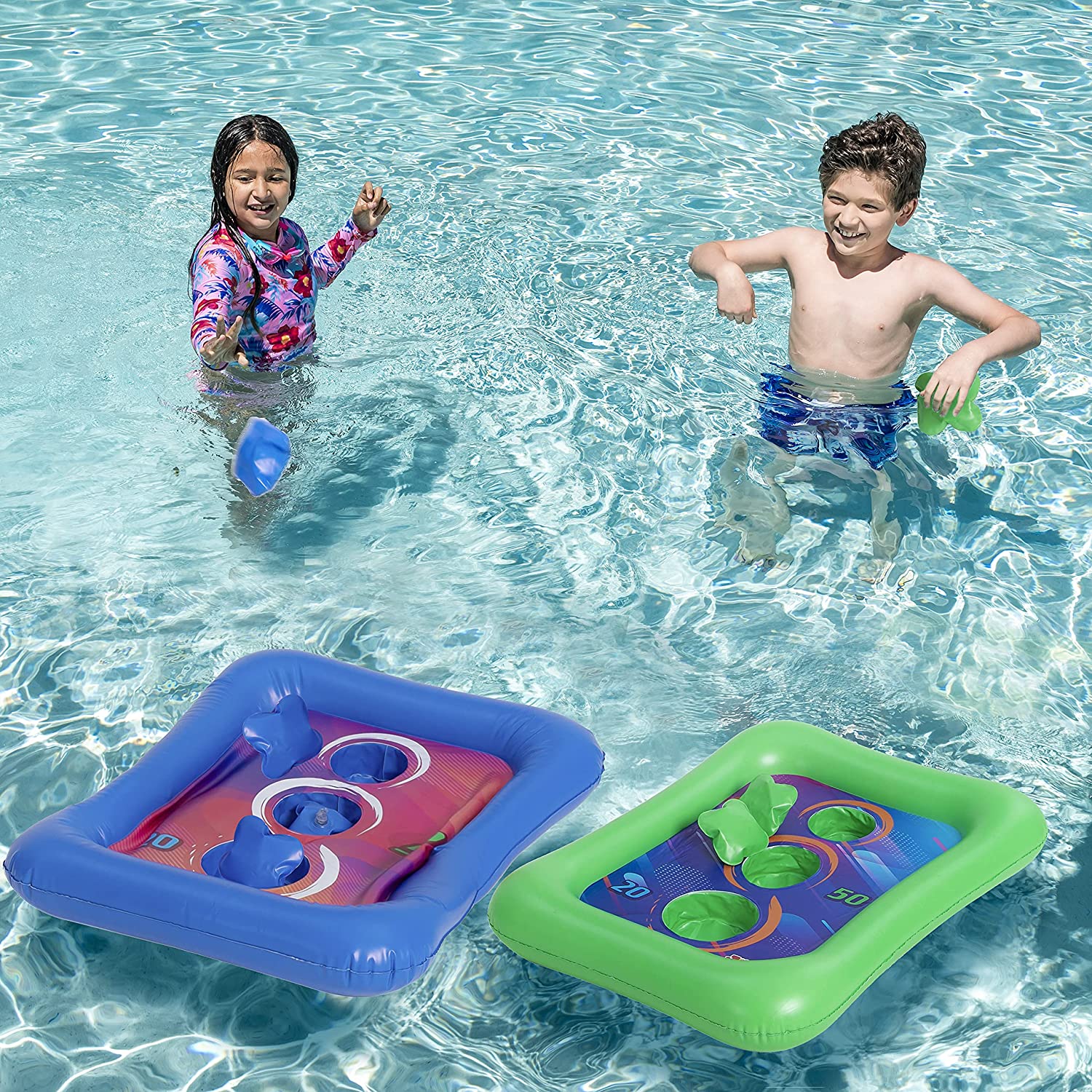 Clearance - Inflatable Pool Toss Games, 2 Sets