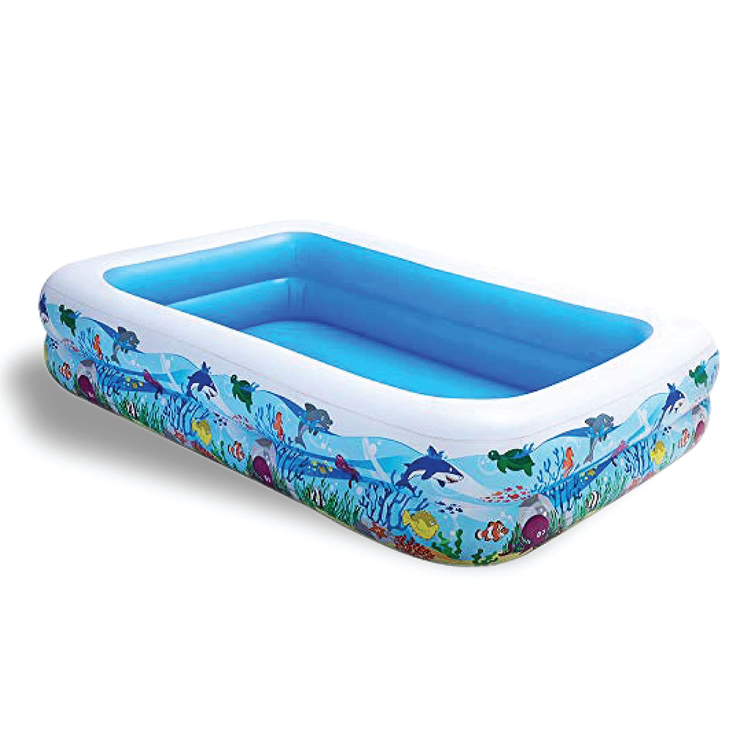 Clearance - Ocean Pattern Inflatable Kiddie Swimming Pool