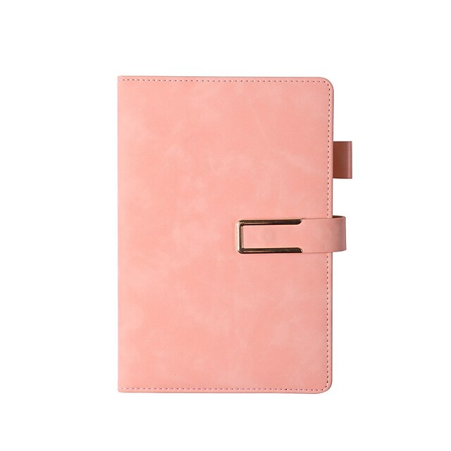 360 Pages Business Notebook Magnetic Buckle Book Retro PU Buckle Journal Diary Book Portable A5 Notepad