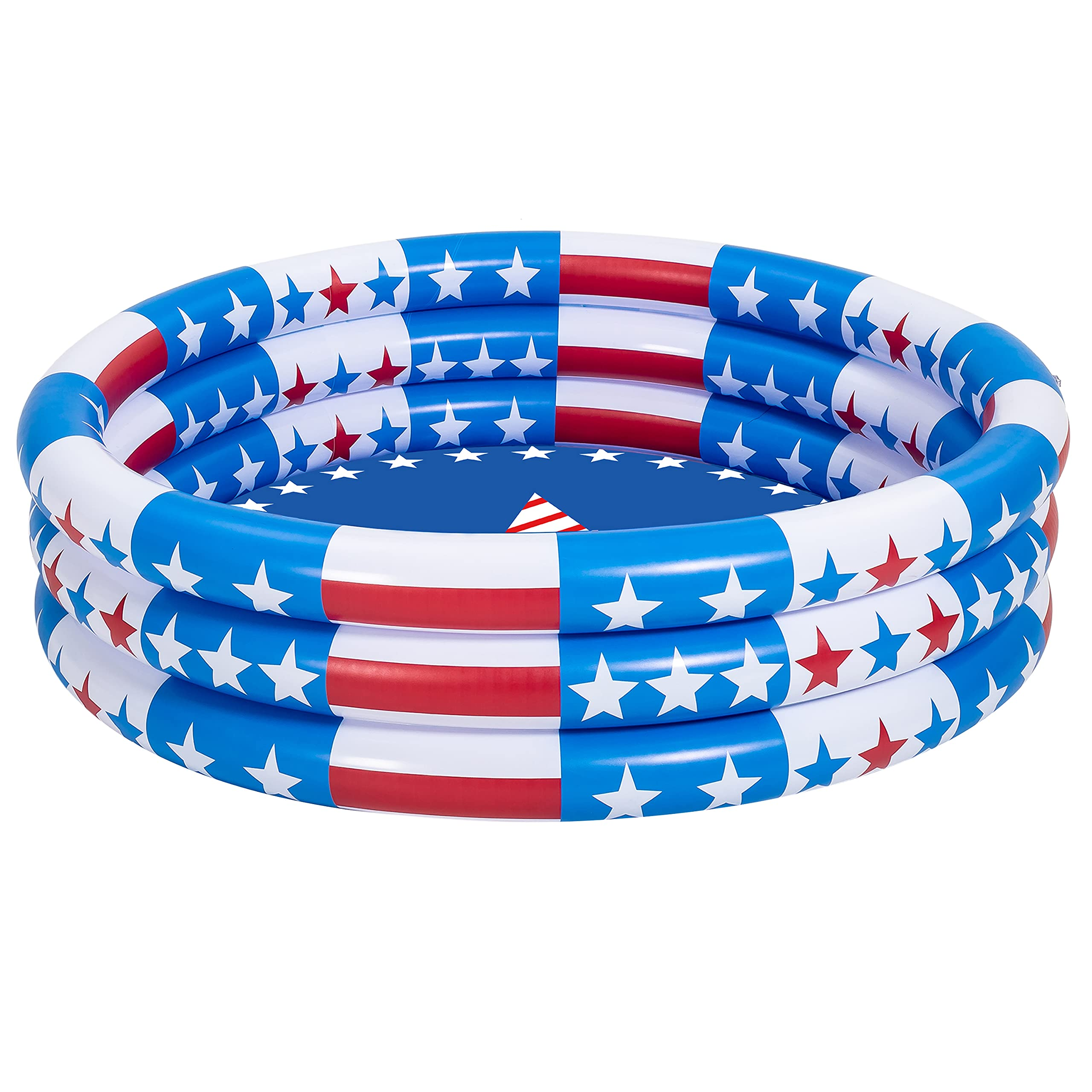 Clearance - 58in American Flag Inflatable Kiddie Pool