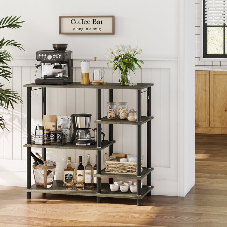 Verner 35.4'' Standard Baker's Rack with Microwave Compatibility