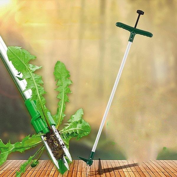 Standing Weed Puller Root Removal Tool