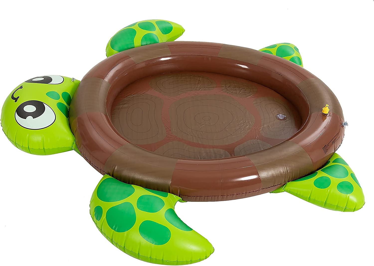 Clearance - Turtle Sprinkler Kiddie Pool