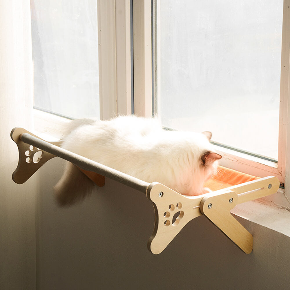 Indoor Window Perch & Hammock Bed Window Seat Cat Bed