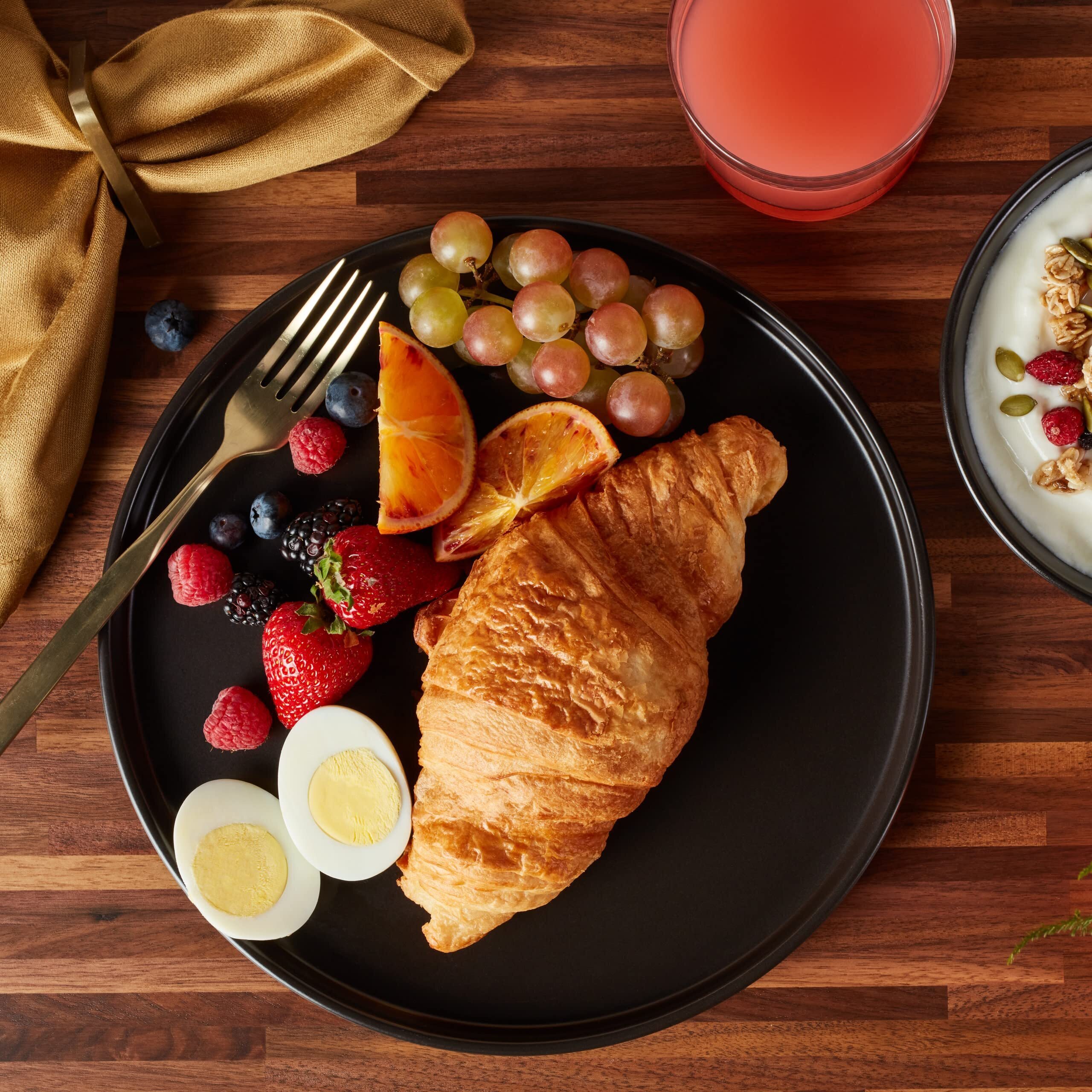 Dinnerware Set, Service For 8, Black Matte, 32 Piece