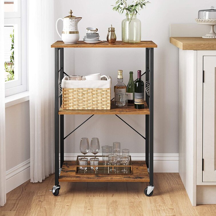 Drew Wood Kitchen Cart