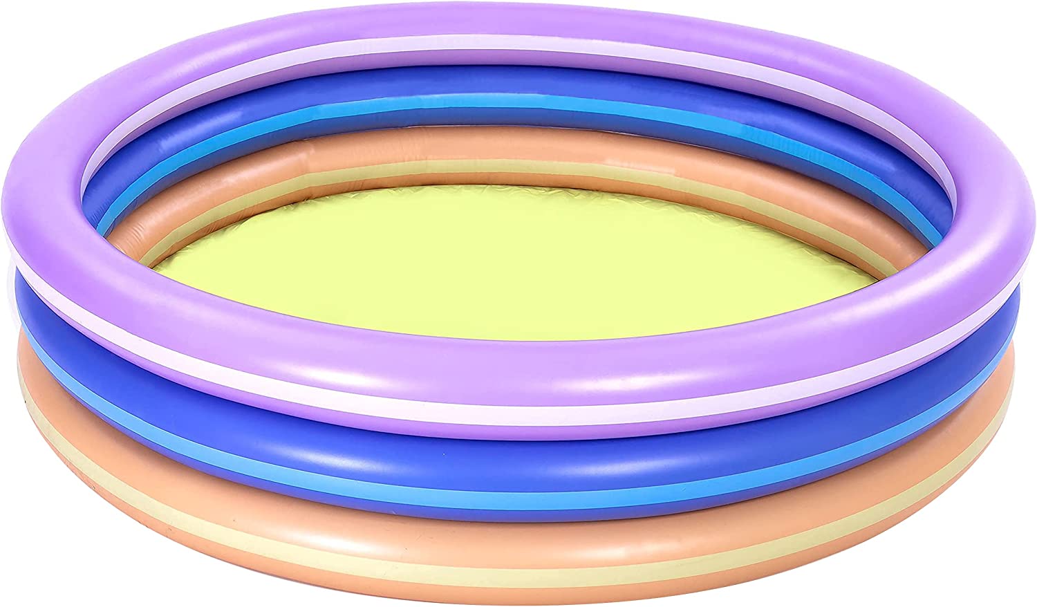 Clearance - 66in Multicolor Inflatable Kiddie Swimming Pool, 1 Pack