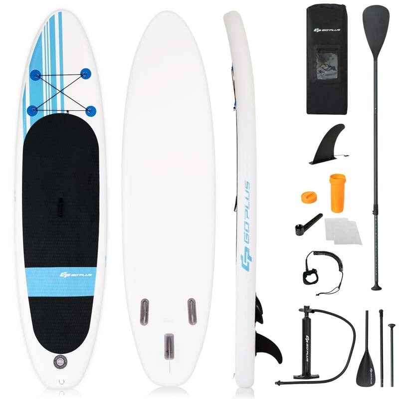 10.6' Inflatable Adjustable Paddle Board with Carry Bag