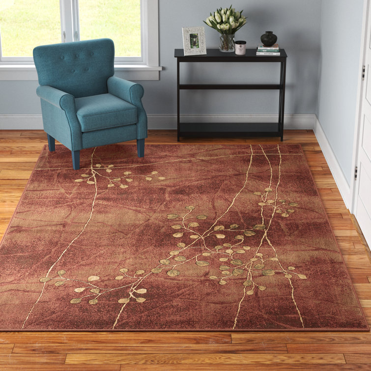 Myron Flame Red/Brown Rug